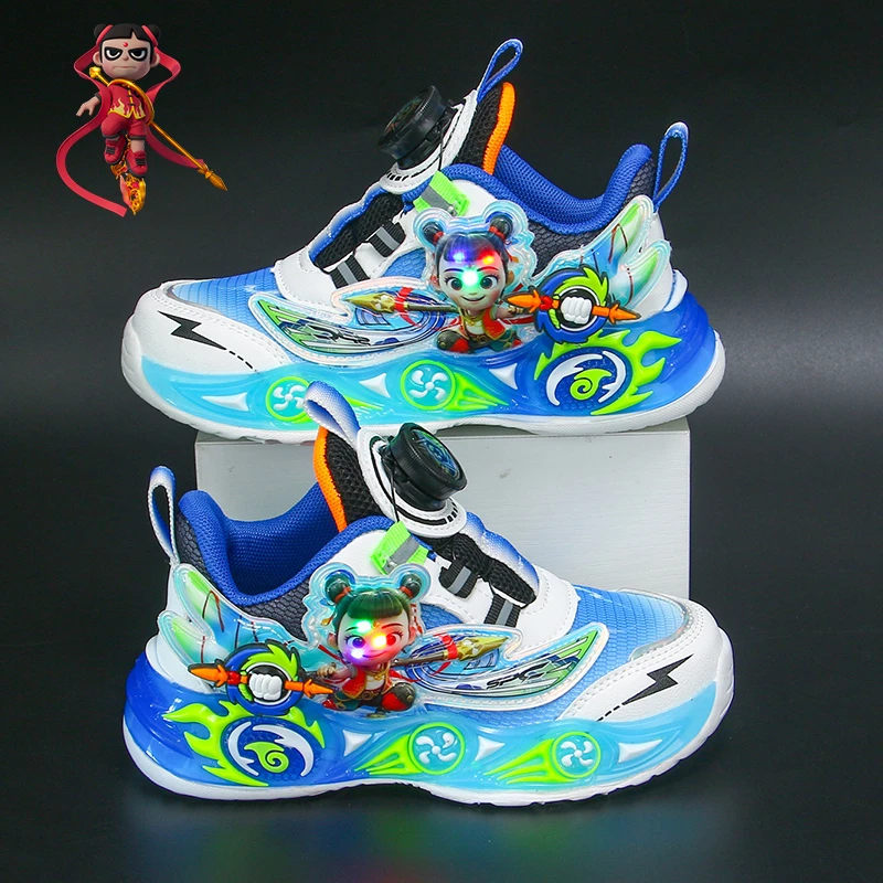 男童鞋透气夏季跑步鞋运动风中小童男运动鞋软底学生版休闲鞋5515