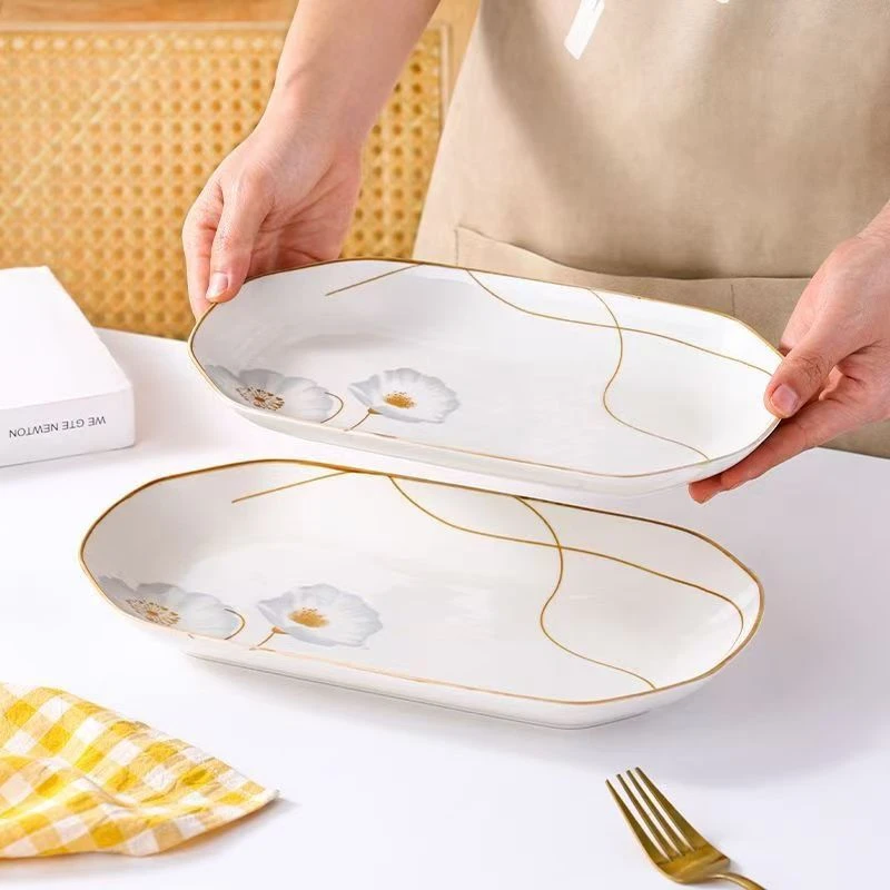 鱼盘岁月静好12英寸