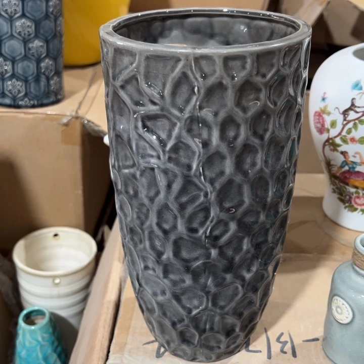 陶瓷花瓶摆件外贸出口（微瑕）高29口13公分