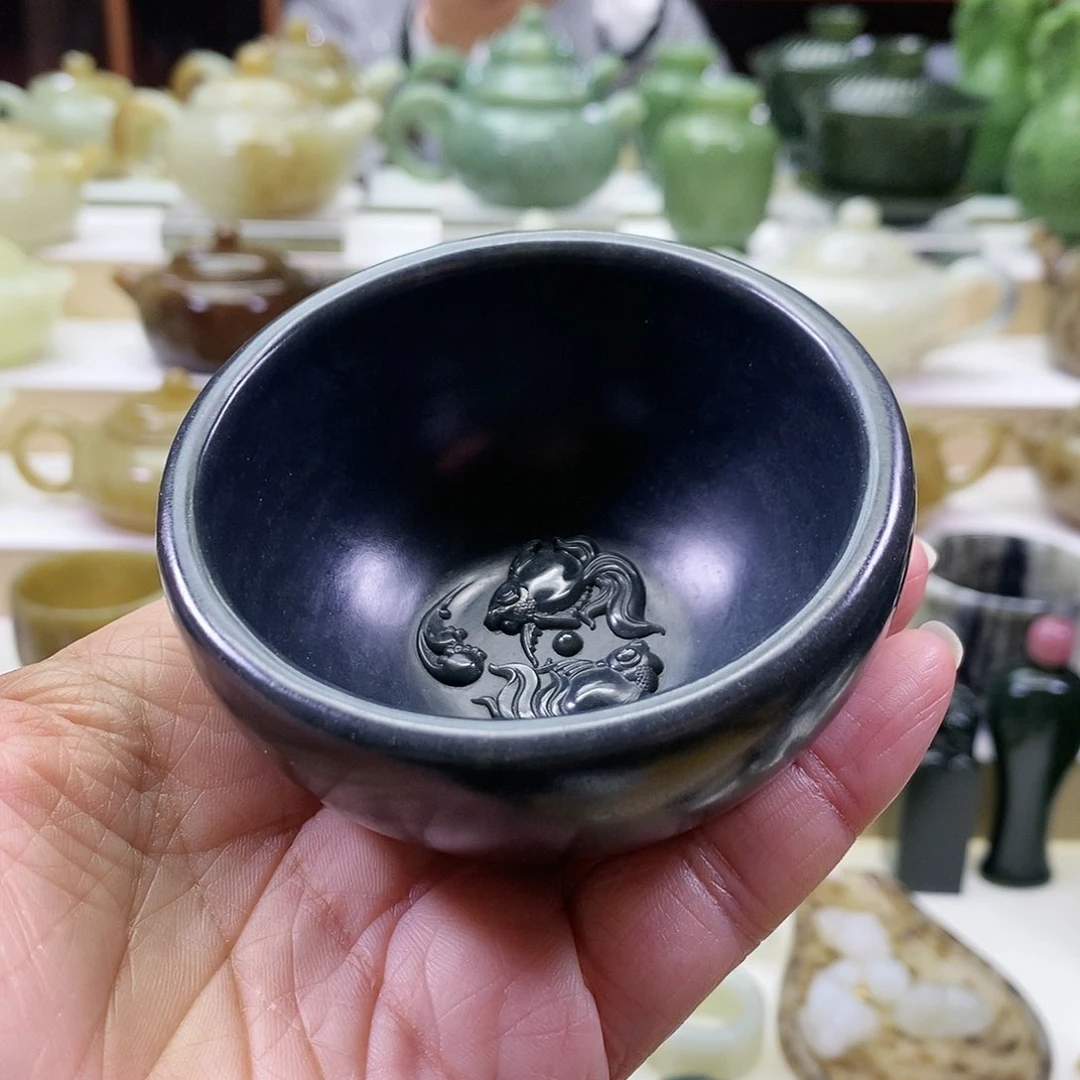 和田玉茶杯未镶嵌120m l