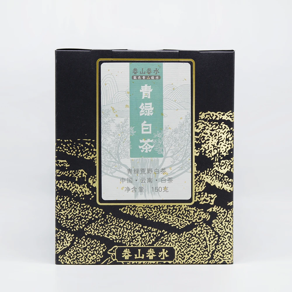 眷山眷水 青绿荒野白茶 云南高山无量山白茶 150克/盒