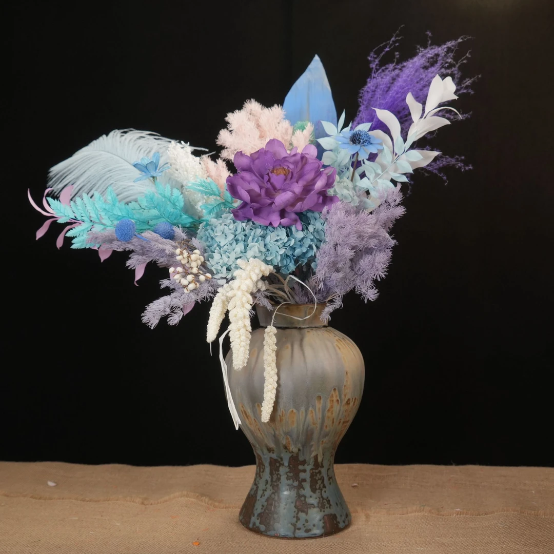 繁花似锦迷雾山野手工花