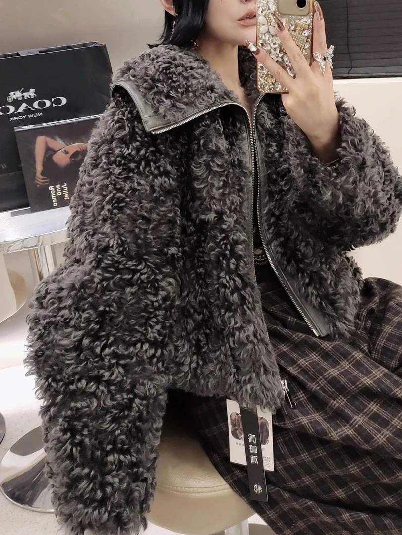 2025新款休闲时尚百搭设计师新款轻奢短款外套2587