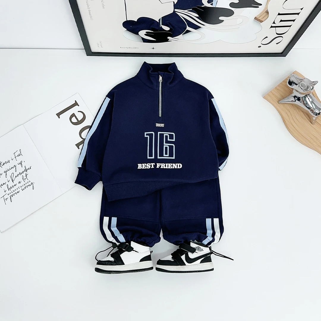 男童套装2025秋季新款秋装儿童秋冬季两件套 WGZ362 悠悠童话童装