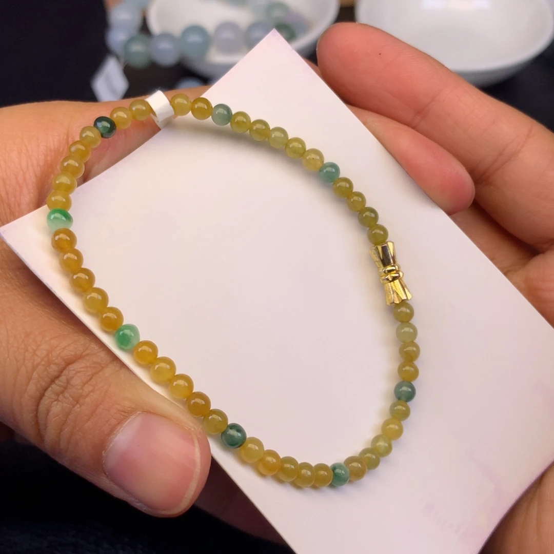 翡翠未镶嵌颈饰天然缅甸翡翠A货