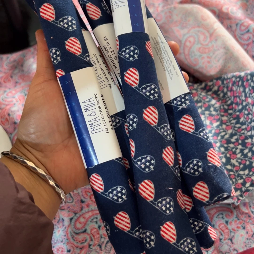 棉5片原单纯棉小布块45.50厘米一片果子