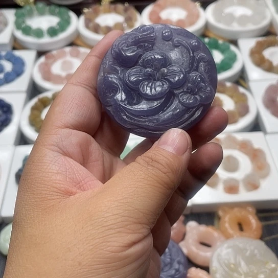 石英质玉（非洲翠）合金手串