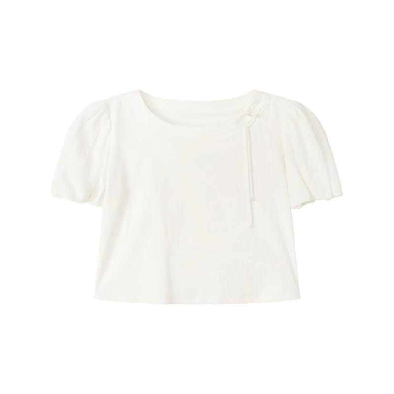 片断女装短款短袖T恤P4B323216T03