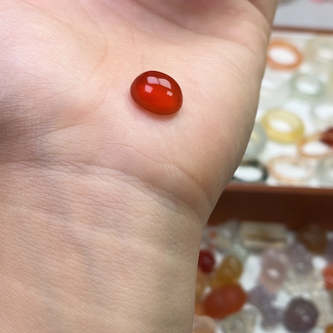 玛瑙/玉髓合金戒指江料12.6*9.6