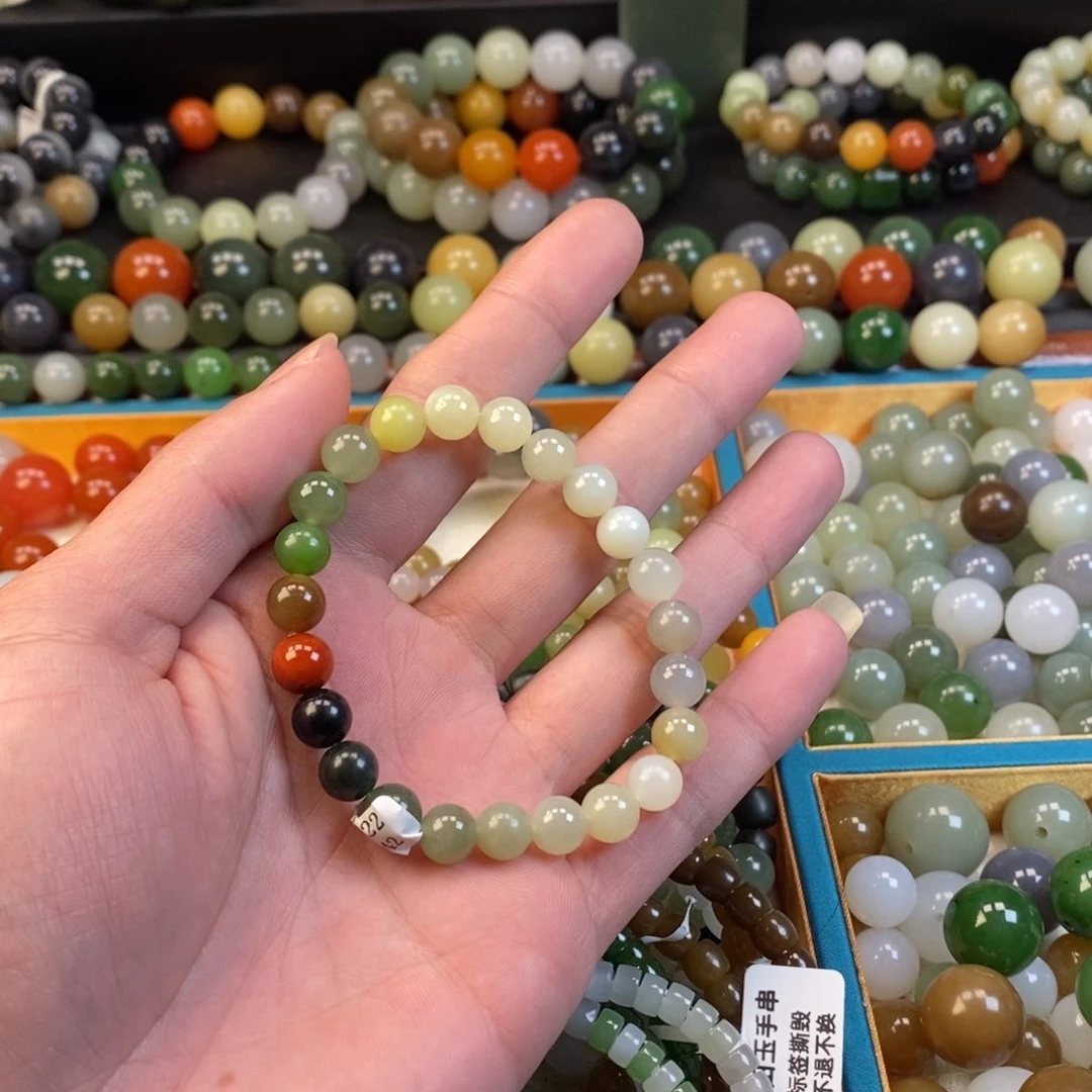 和田玉手串未镶嵌卡8福利多宝