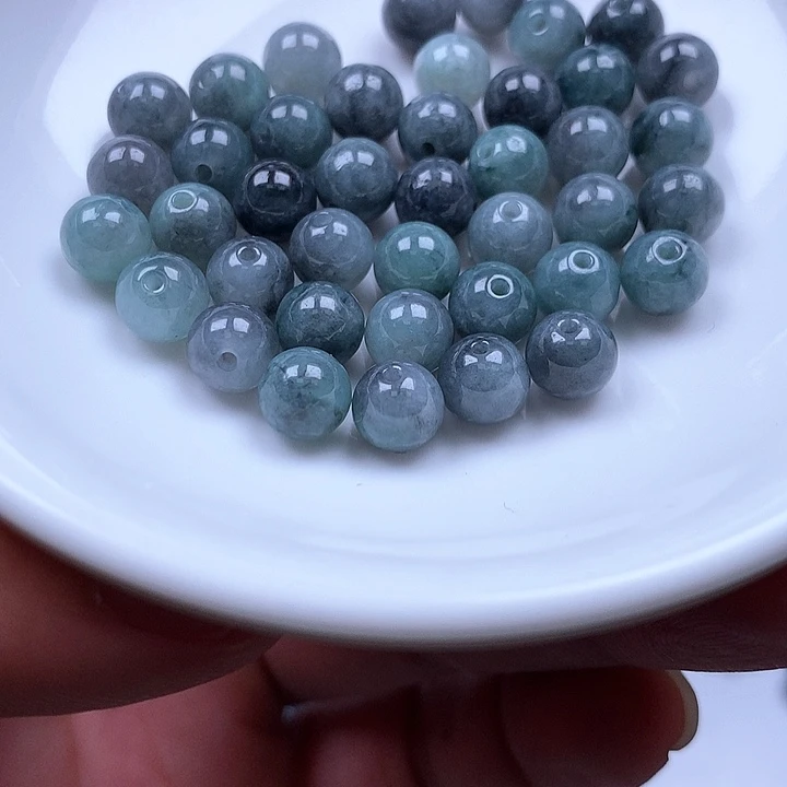 翡翠散珠翡翠翡翠卡7..    100颗80元