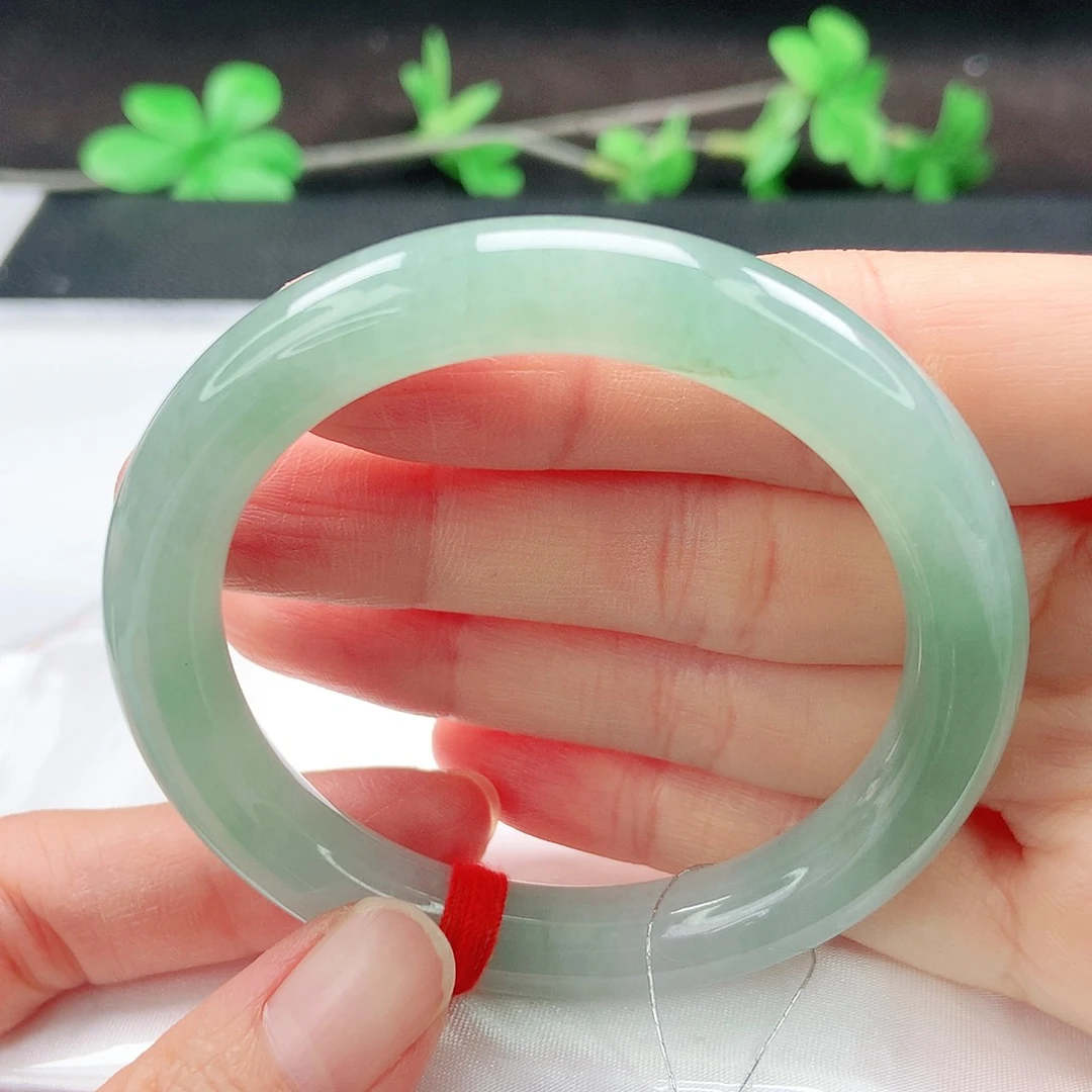 未镶嵌手镯（圆镯）翡翠52➕圆