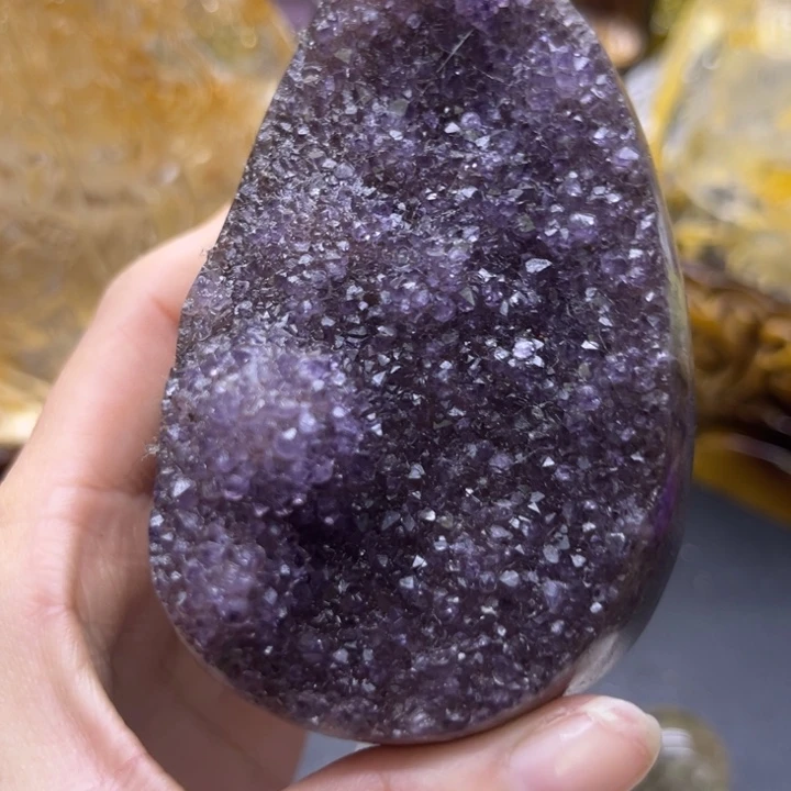 珠宝半成品水晶未镶嵌摆件