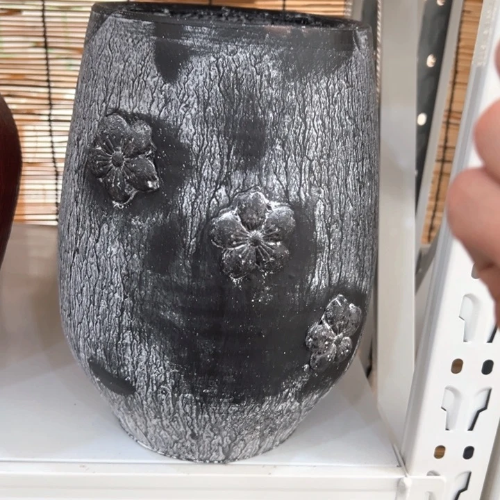 15.9-1微瑕土陶木桶灰色