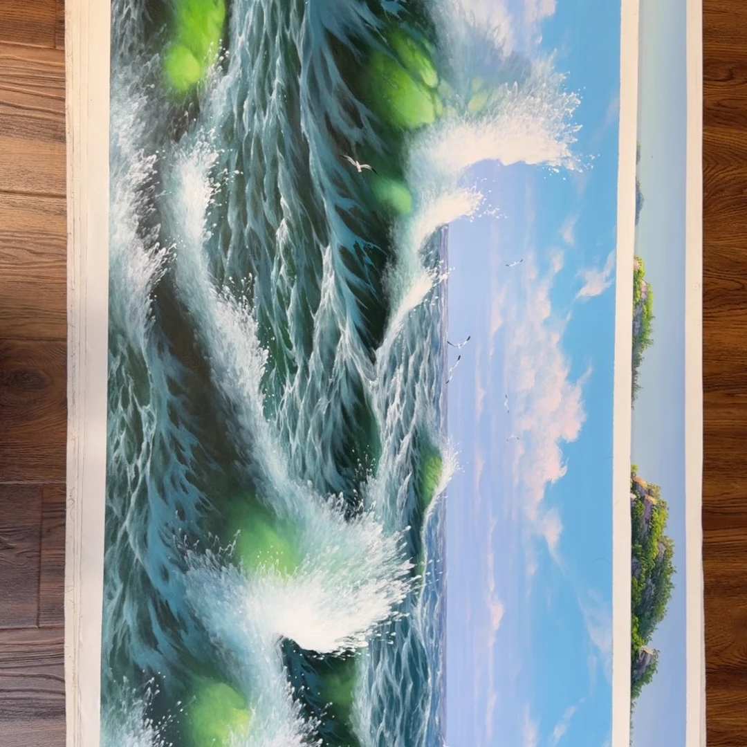 油画我的小伙伴都在等