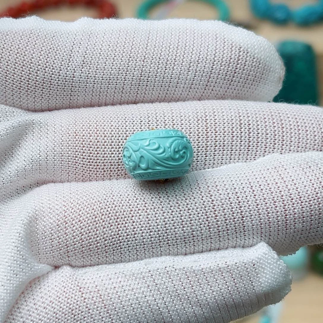 未镶嵌绿松石珠宝奇石