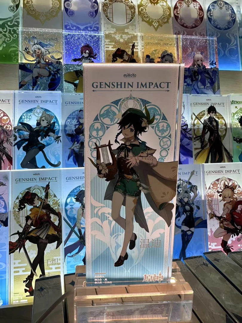 【原神】二创亚克力水晶砖盲盒-普通款19cm*7.5cm*1.5cm