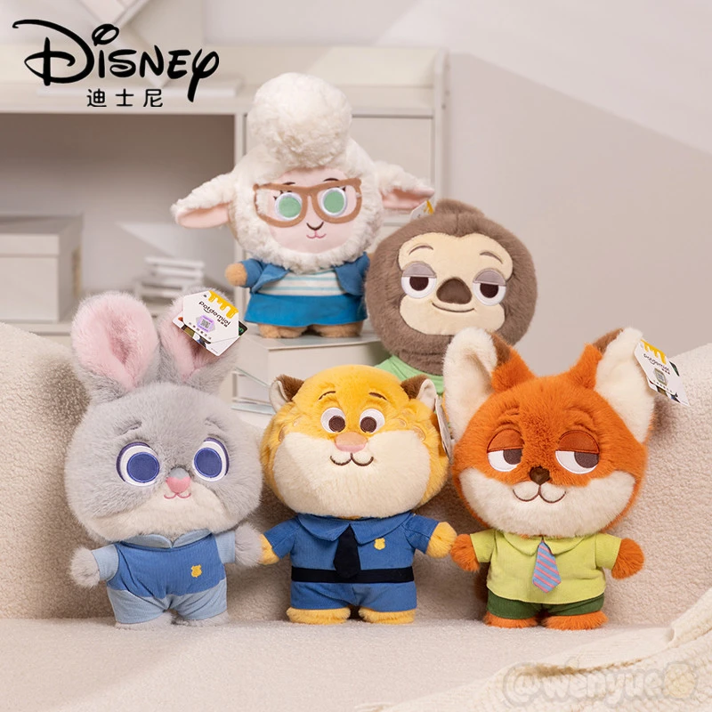 正版迪士尼疯狂动物城朱迪兔子玩偶毛绒玩具尼克狐狸公仔娃娃礼物