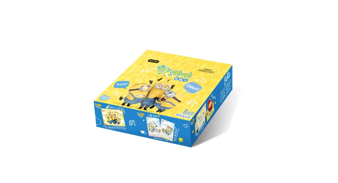 抓狗/披萨 小黄人 叭呐呐收藏卡 萌主包 卡牌盲盒 (默认dai 拆）