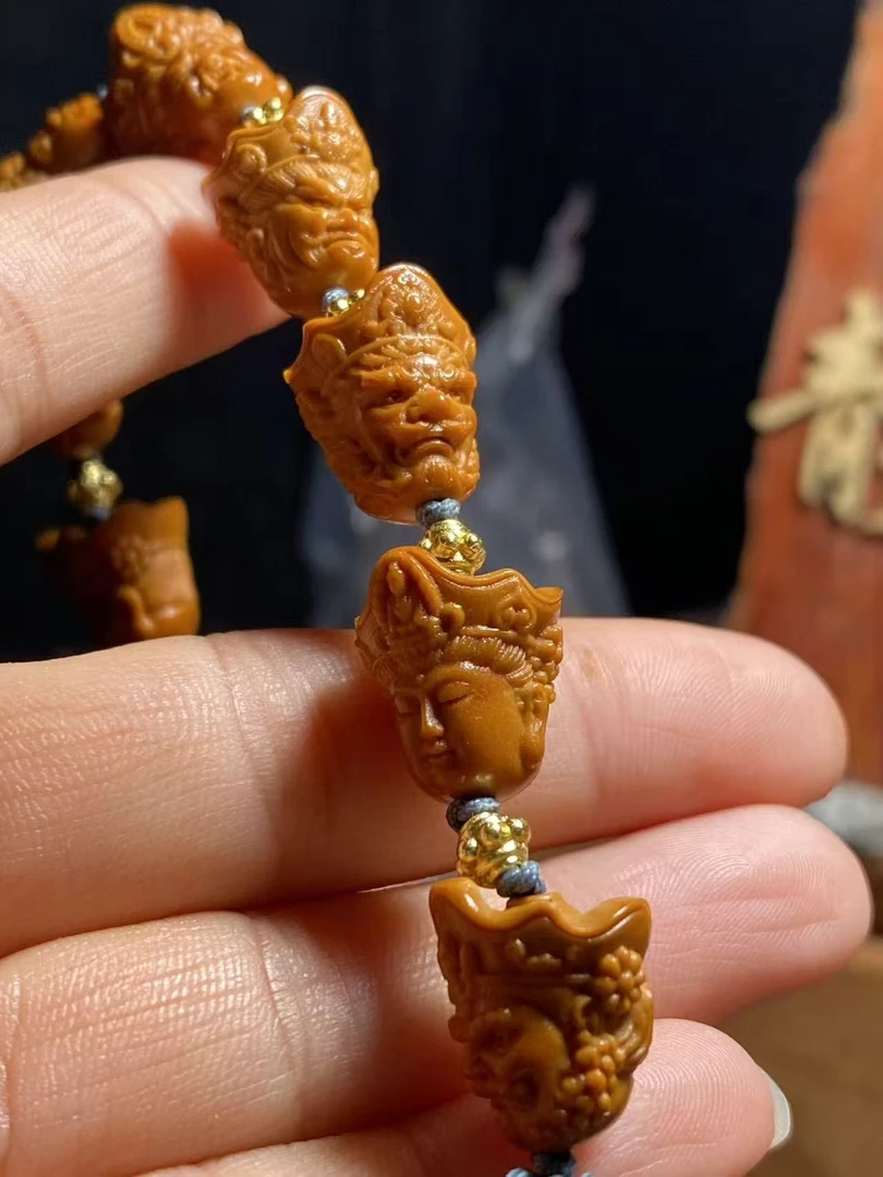 核尖橄榄核万佛法相手串新品爆1