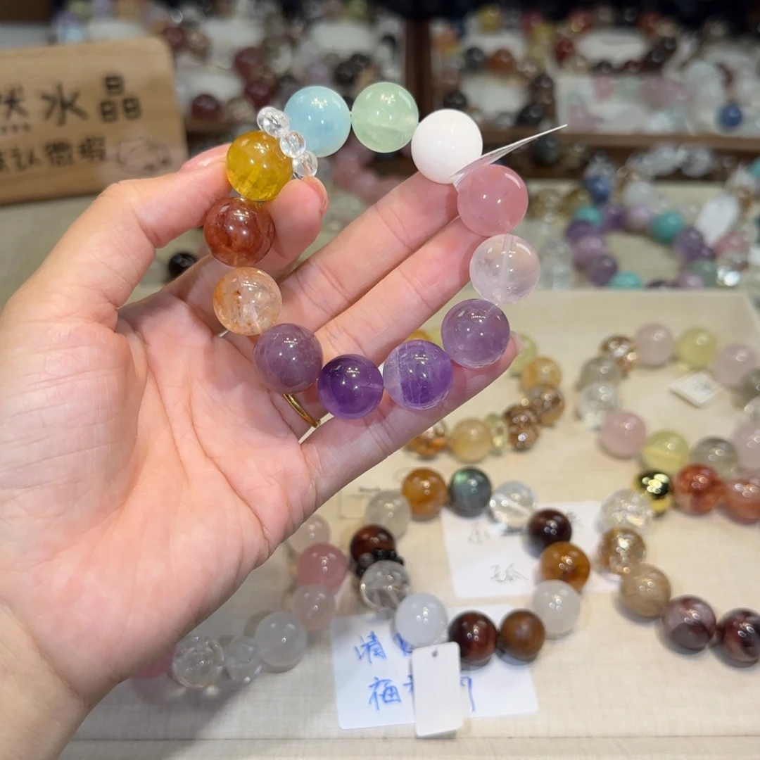 水晶银S925镶嵌手链