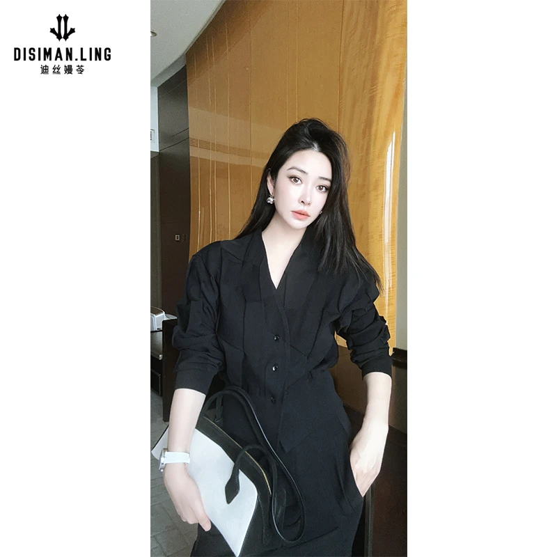 【迪丝嫚苓】多色套装二件套长袖针织时尚休闲百搭女士原创秋季穿搭