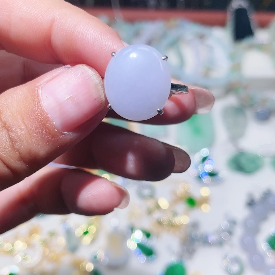 翡翠银S925镶嵌颈饰