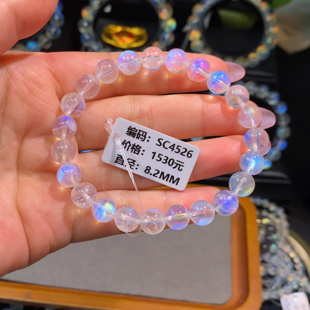月光石手链未镶嵌晴*、SC4526#8.2mm