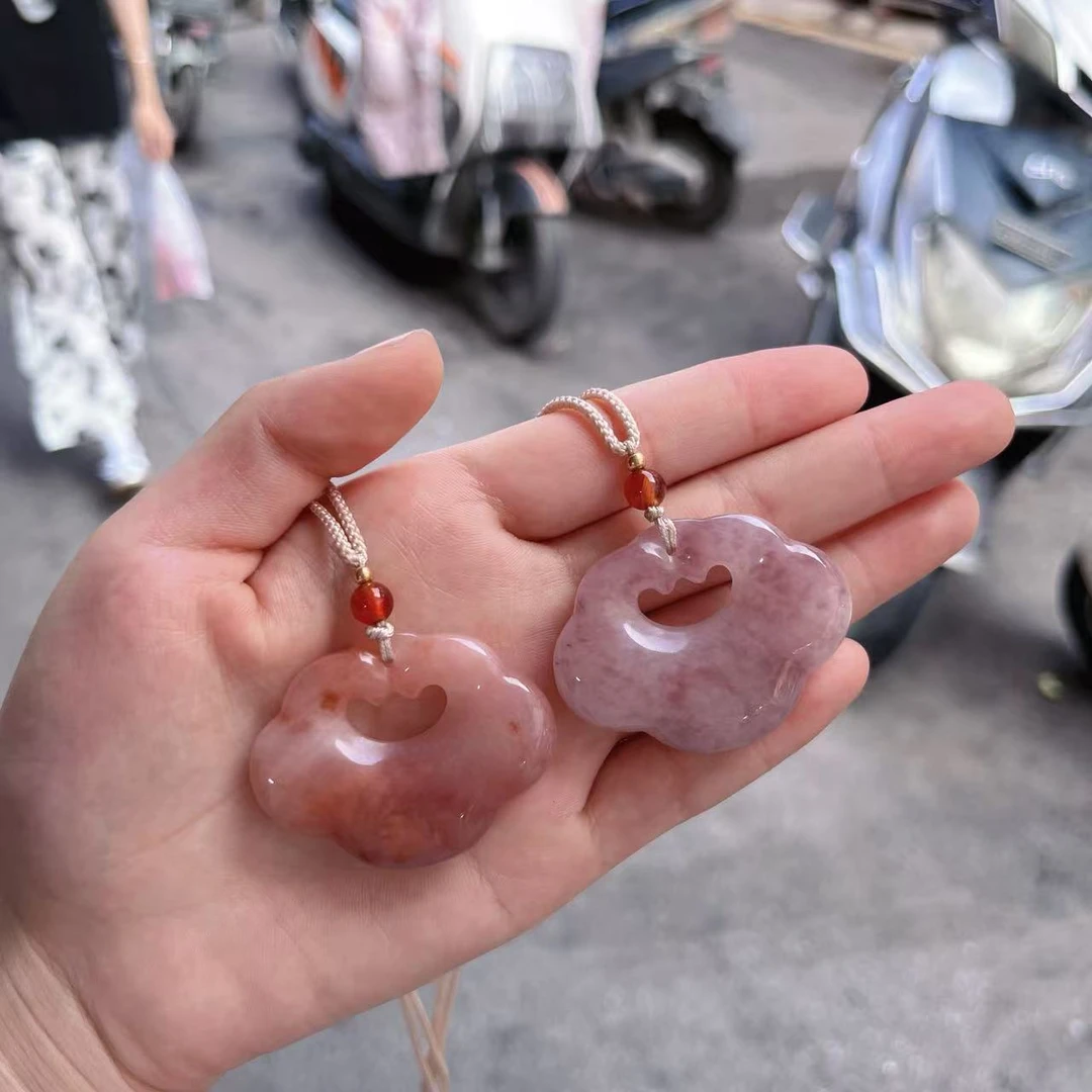 【桃花酿大号平安锁吊坠】 多样性发货 拍一发一 时尚百搭显气质