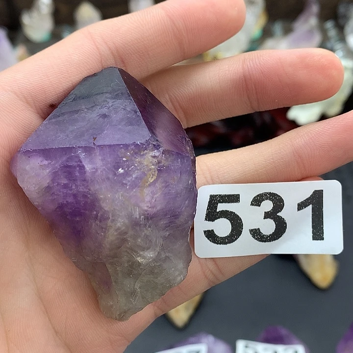 珠宝半成品未镶嵌紫晶