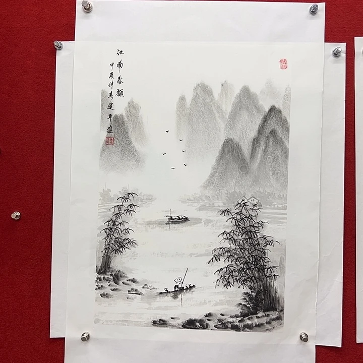 国画精品手绘作品