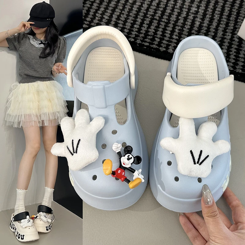 洞洞鞋女2025新款夏季外穿网红百搭超火配裙子沙滩凉拖