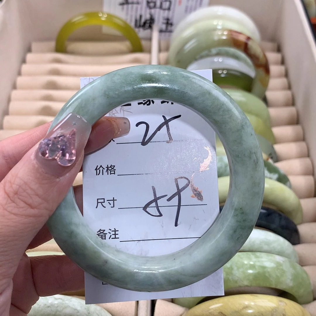 【闪购商品】合金蛇纹石玉手镯