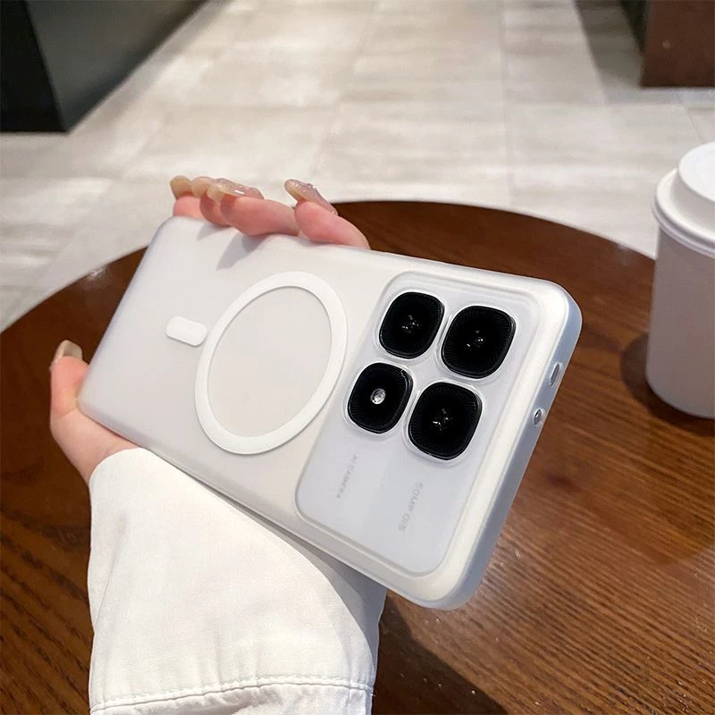 冰雾磨砂适用红米K70至尊版磁吸手机壳K70超薄k80Pro简约防摔硬壳