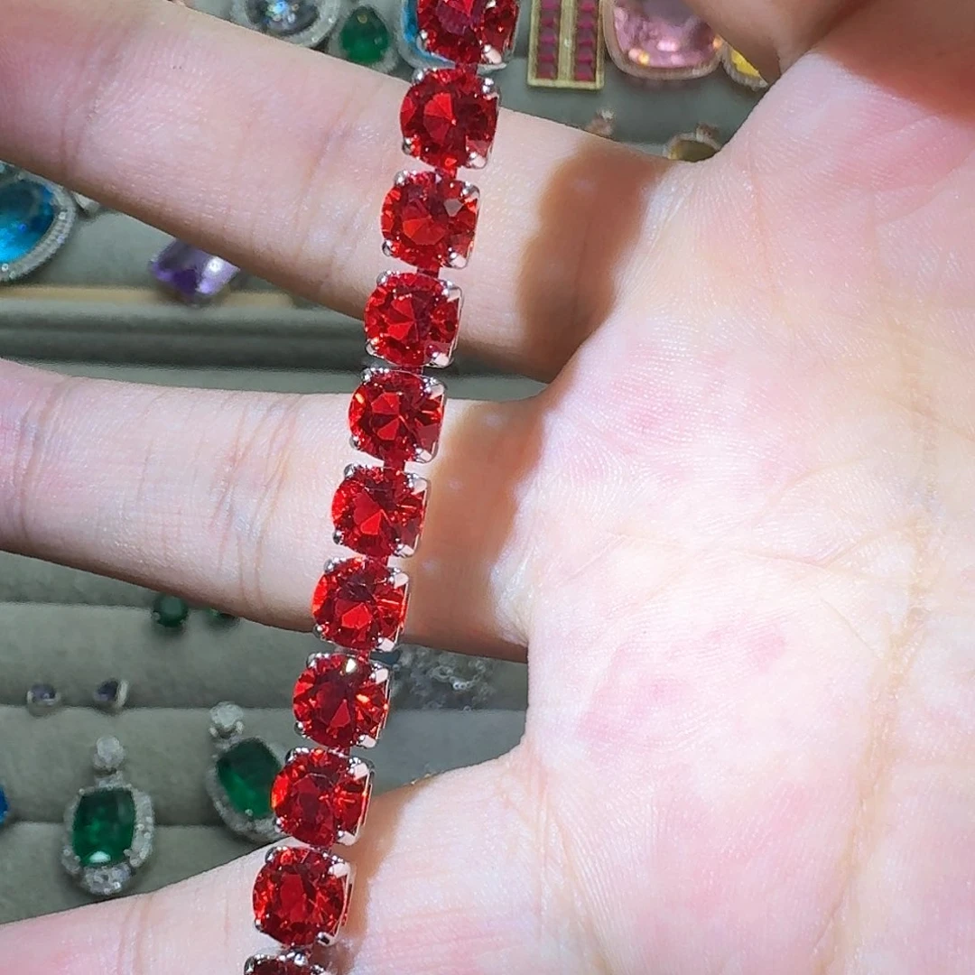 绿水晶戒指银S925镶嵌