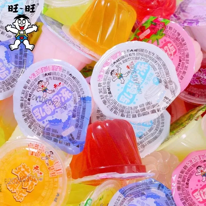 正品旺旺果冻乳酸味独立小包装什锦果味果冻散装称重网红休闲零食