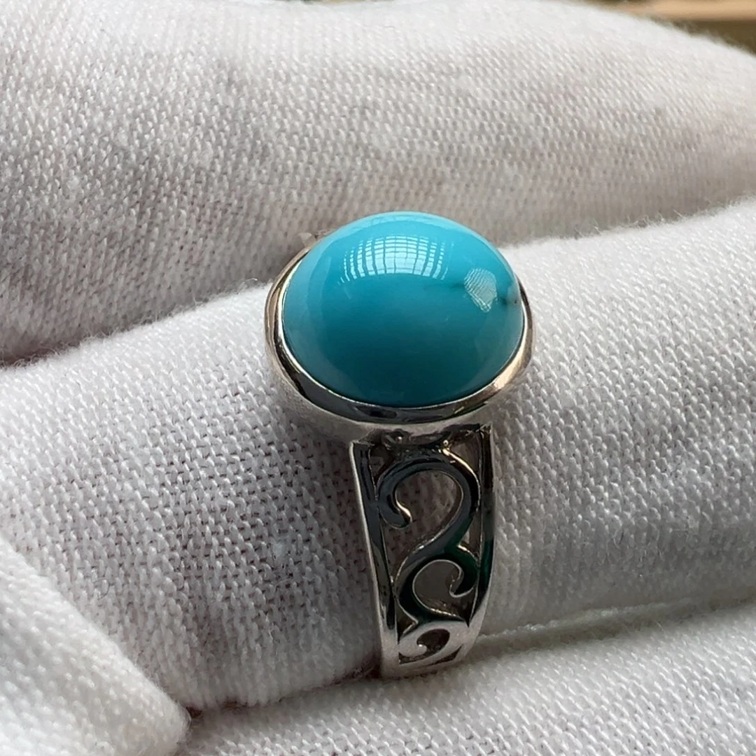 绿松石银S925镶嵌配饰