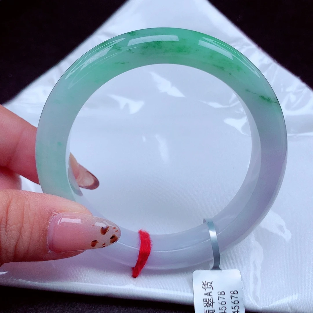 翡翠未镶嵌手镯天然缅甸翡翠A货玉手镯