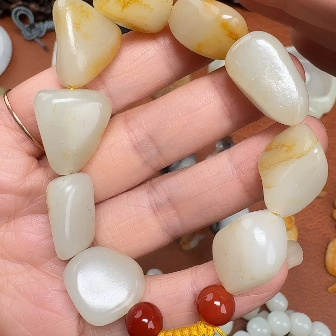 和田玉手链未镶嵌