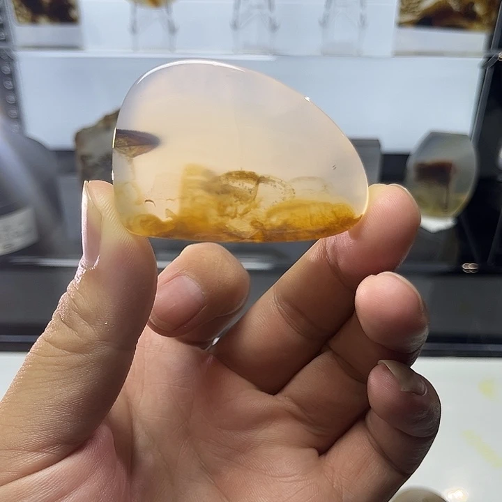 玛瑙/玉髓未镶嵌吊坠(不含链)