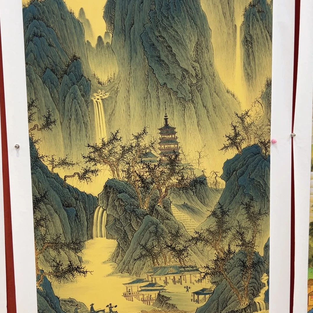 盘***院手绘作品今天这个价出