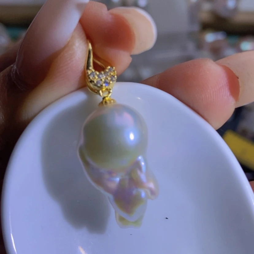 【闪购商品】淡水珍珠天然珍珠（微瑕）随机合金