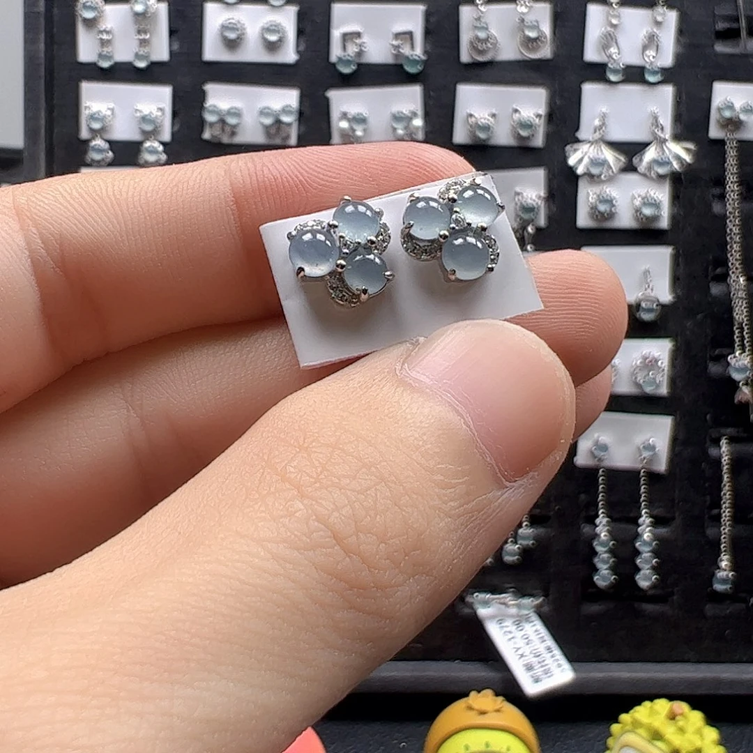 翡翠银S925镶嵌手链