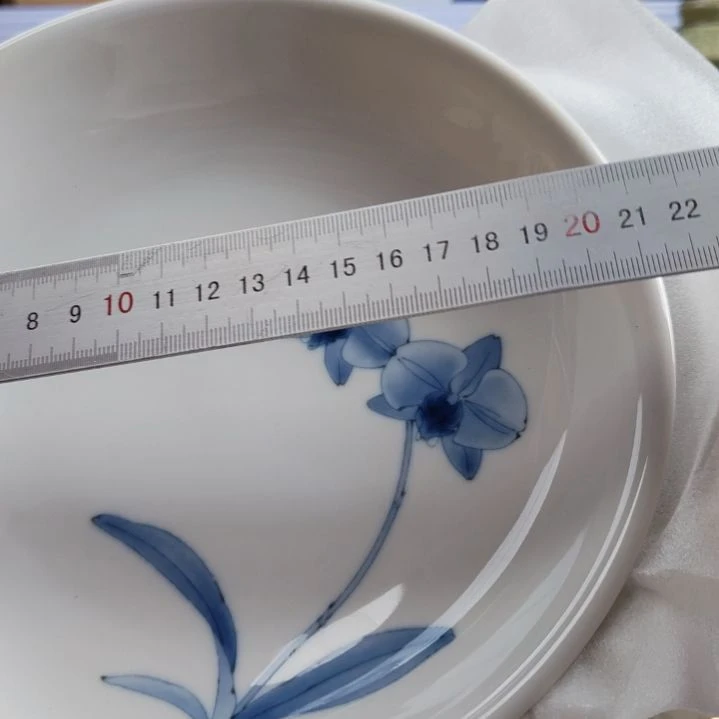 青花盘。。。。。香兰社。。。。。。。