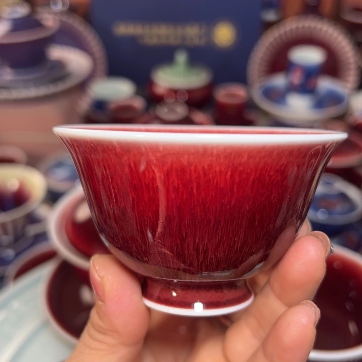 瓷片景德镇品艺轩郎红