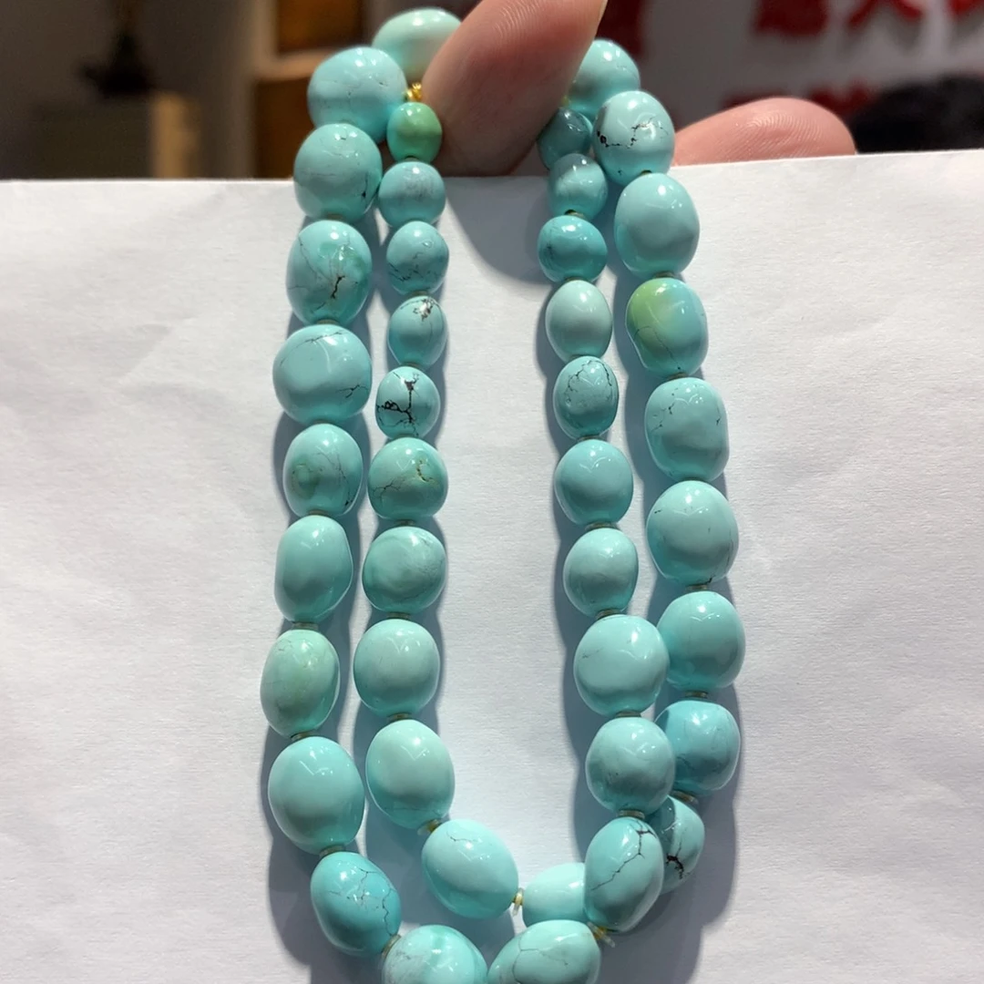 未镶嵌绿松石锁骨链