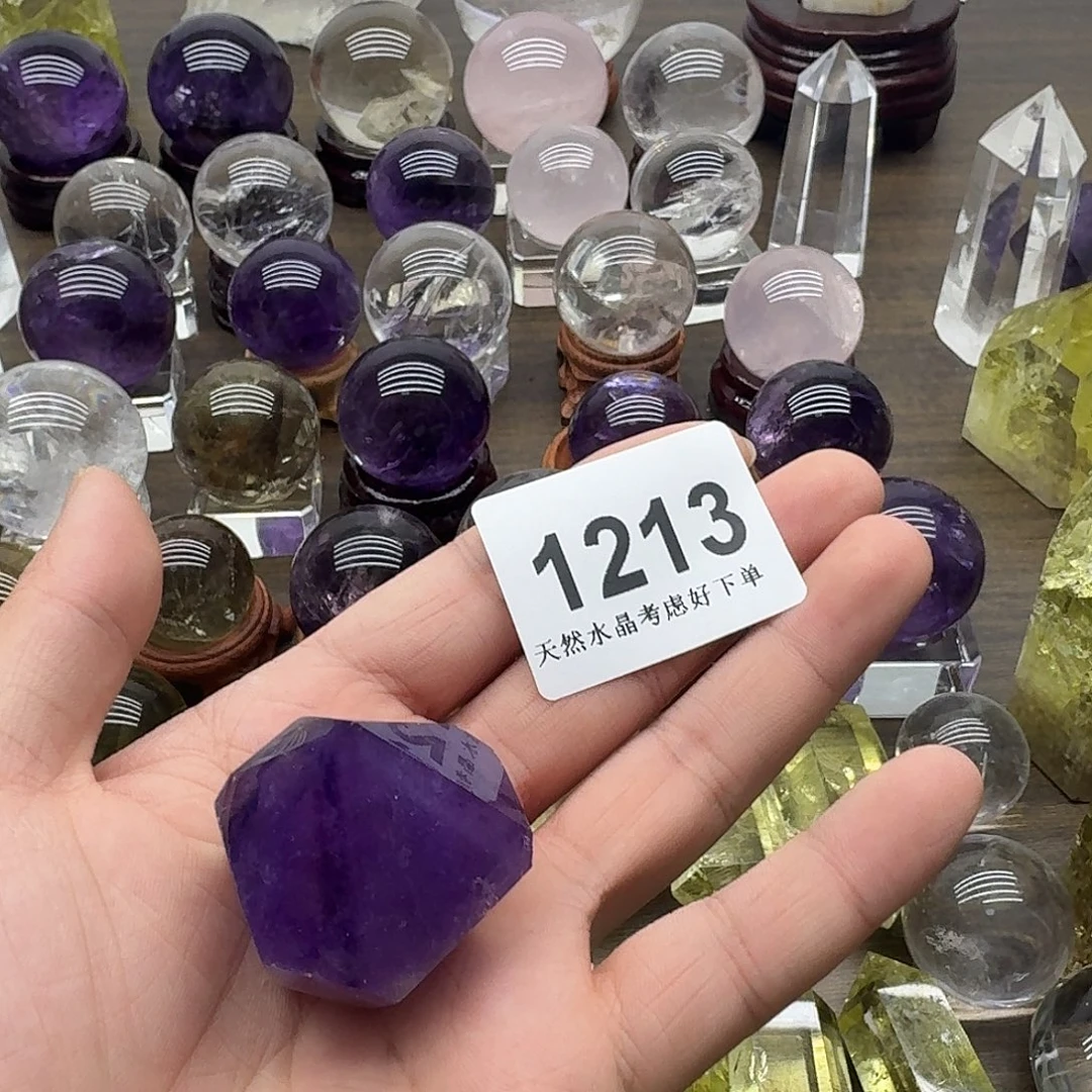 未镶嵌珠宝半成品紫晶