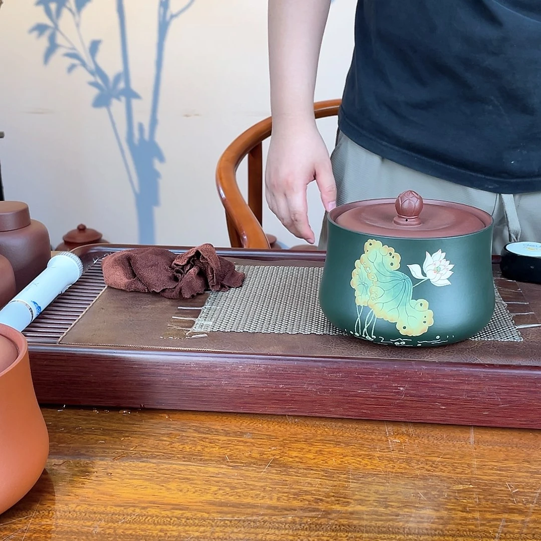 宜兴原矿紫砂茶叶罐