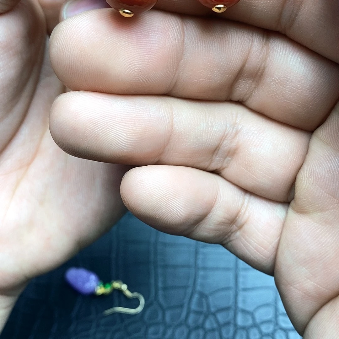 翡翠银S925镶嵌耳饰