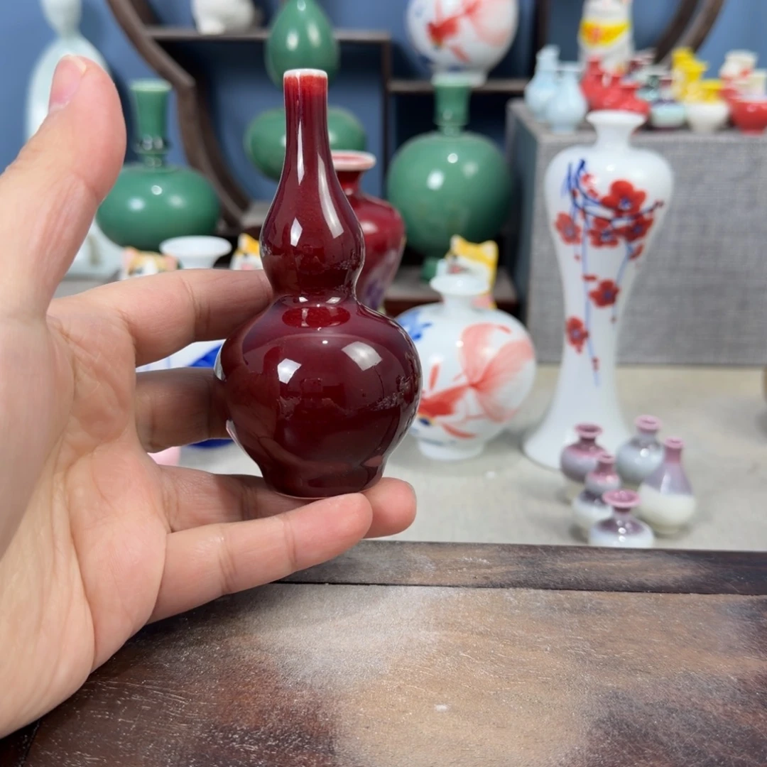 陶瓷手工小花器摆件